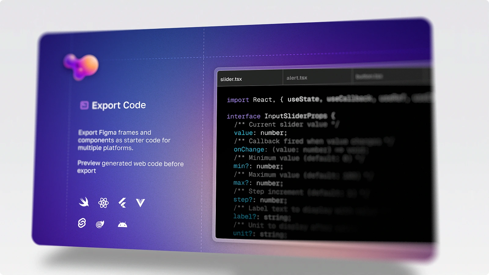 Grazy export code workflow